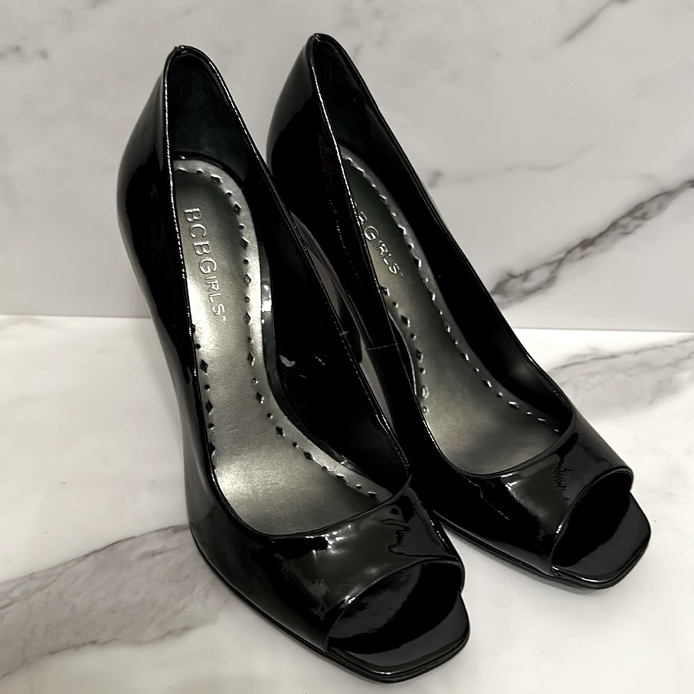 BCBGirls Peep Toe Heels